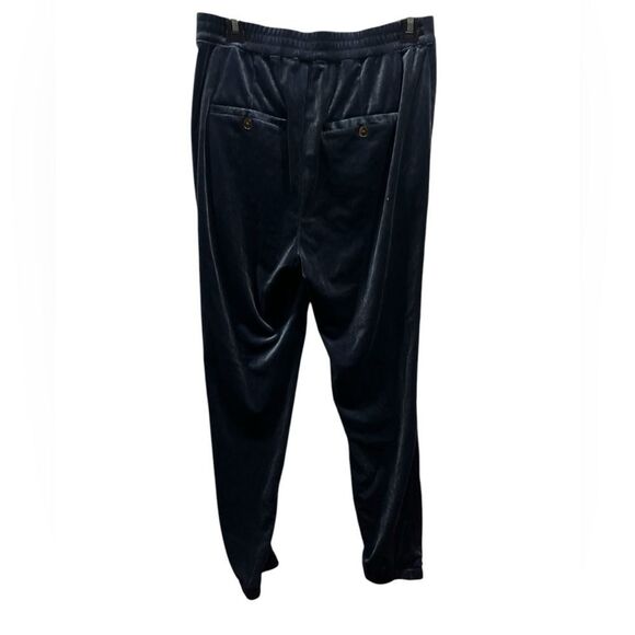 Blue velvet  jogger trousers - Picture 5 of 6